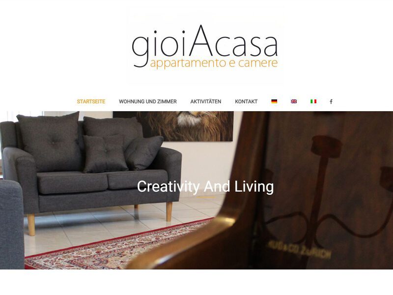 Website – gioiacasa.ch